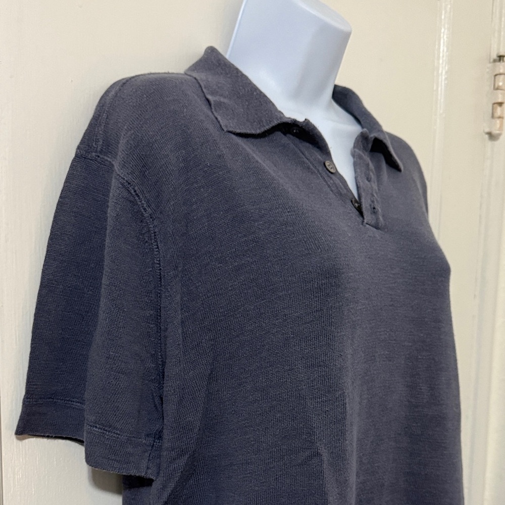 Banana Republic Linen Cotton Polo Top - Picture 4 of 16